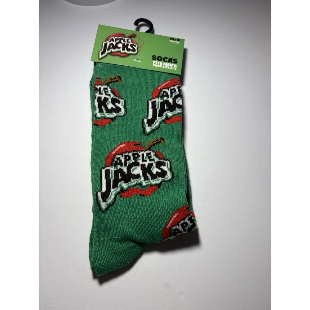 Apple Jacks Novelty Unisex Odd Socks - Food Size 6-12‎ Men Women